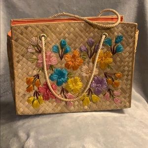 Embroidered Tote